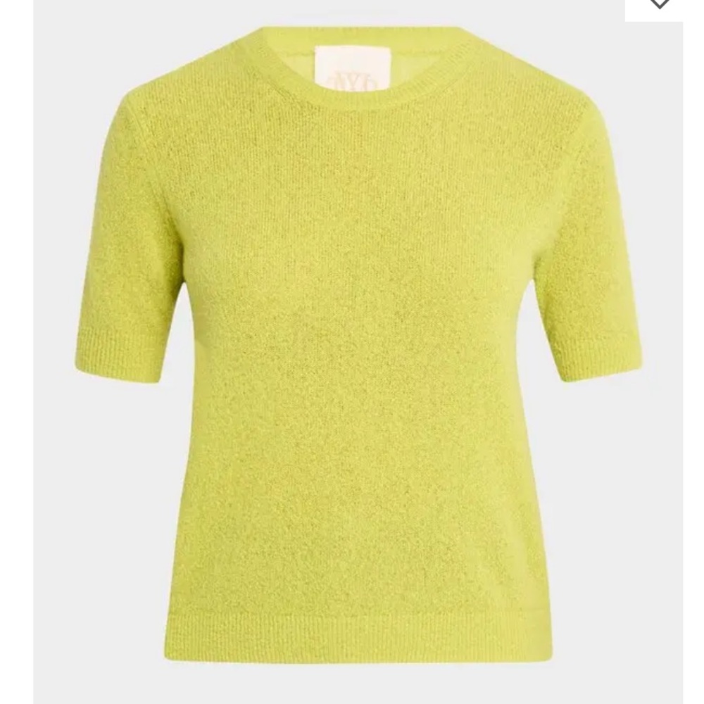 NEW TWP Audrey Short Sleeve Cashmere Sweater - Picture 2 of 7